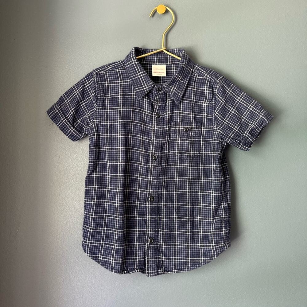 Hanna Andersson Casual Blue Button Down Shirt‎